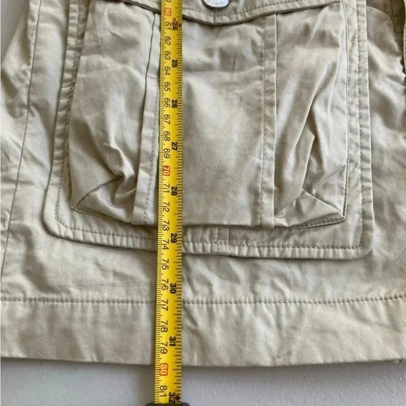 Zara Women’s Khaki Dress Cargo Style Adjustable Straps Front‎ Pocket Casual S - Picture 11 of 11